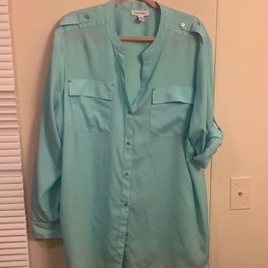 Calvin Klein women’s blouse teal